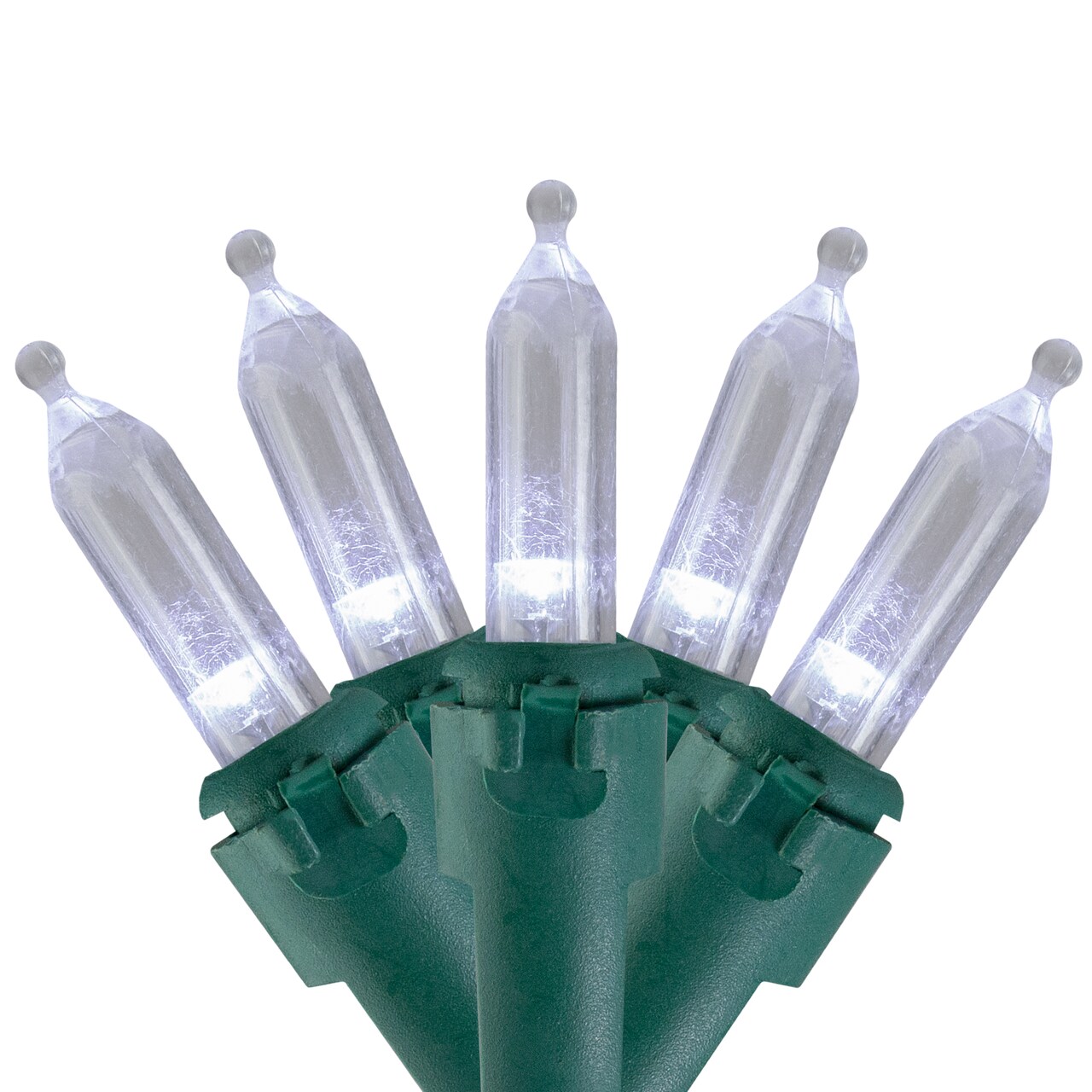 Northlight LED Mini Christmas Lights - Pure White - 16.25' Green Wire - 50ct